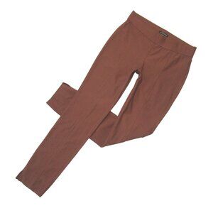 NWT Eileen Fisher Slim Pant in Nutmeg Seamed Washable Crepe Pants XS